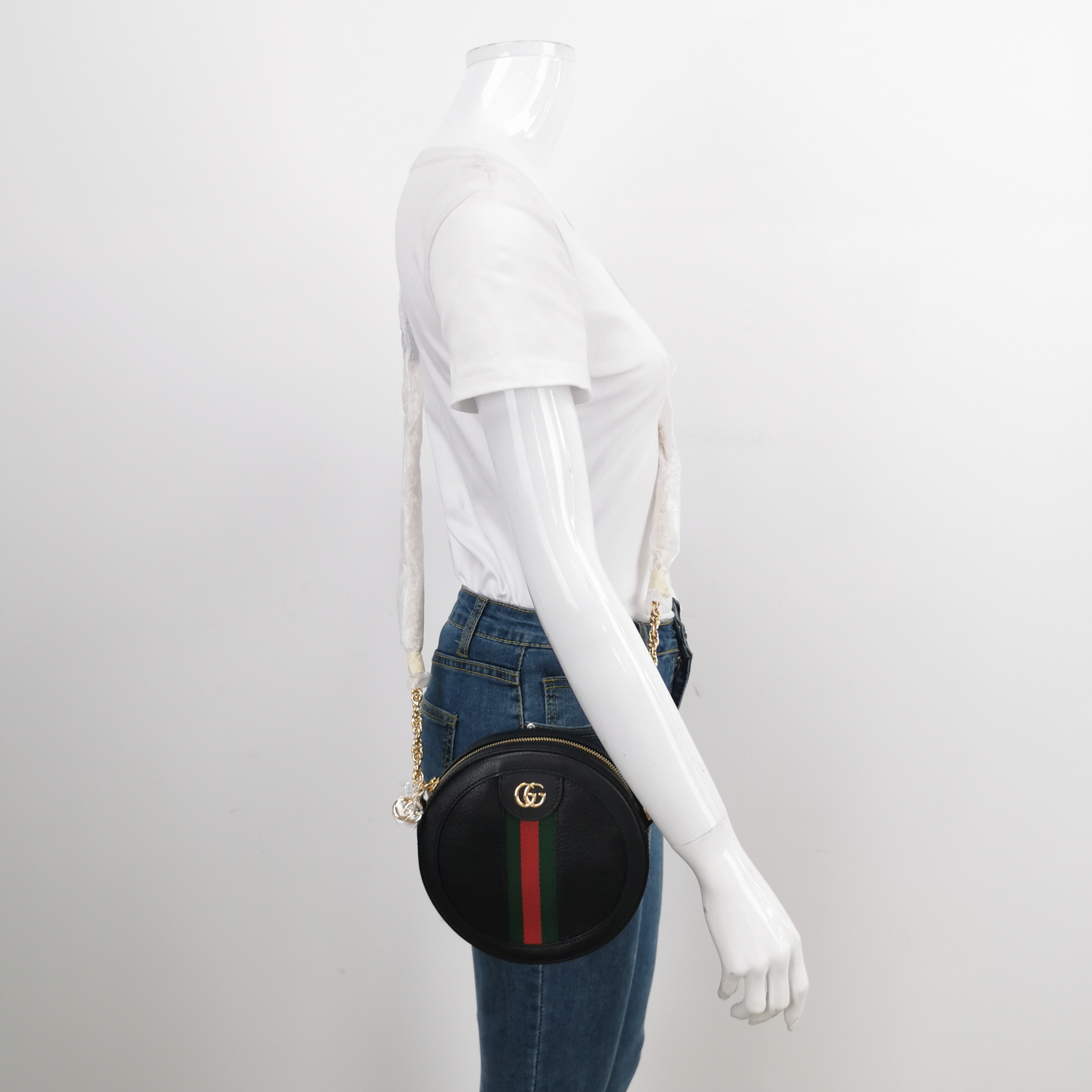 Gucci Ophidia Round Shoulder Bag Leather Mini — alternate view