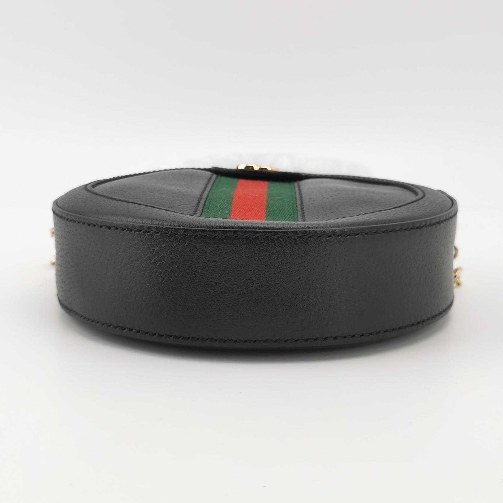 Gucci Ophidia Round Shoulder Bag Leather Mini — photo 5 of 8