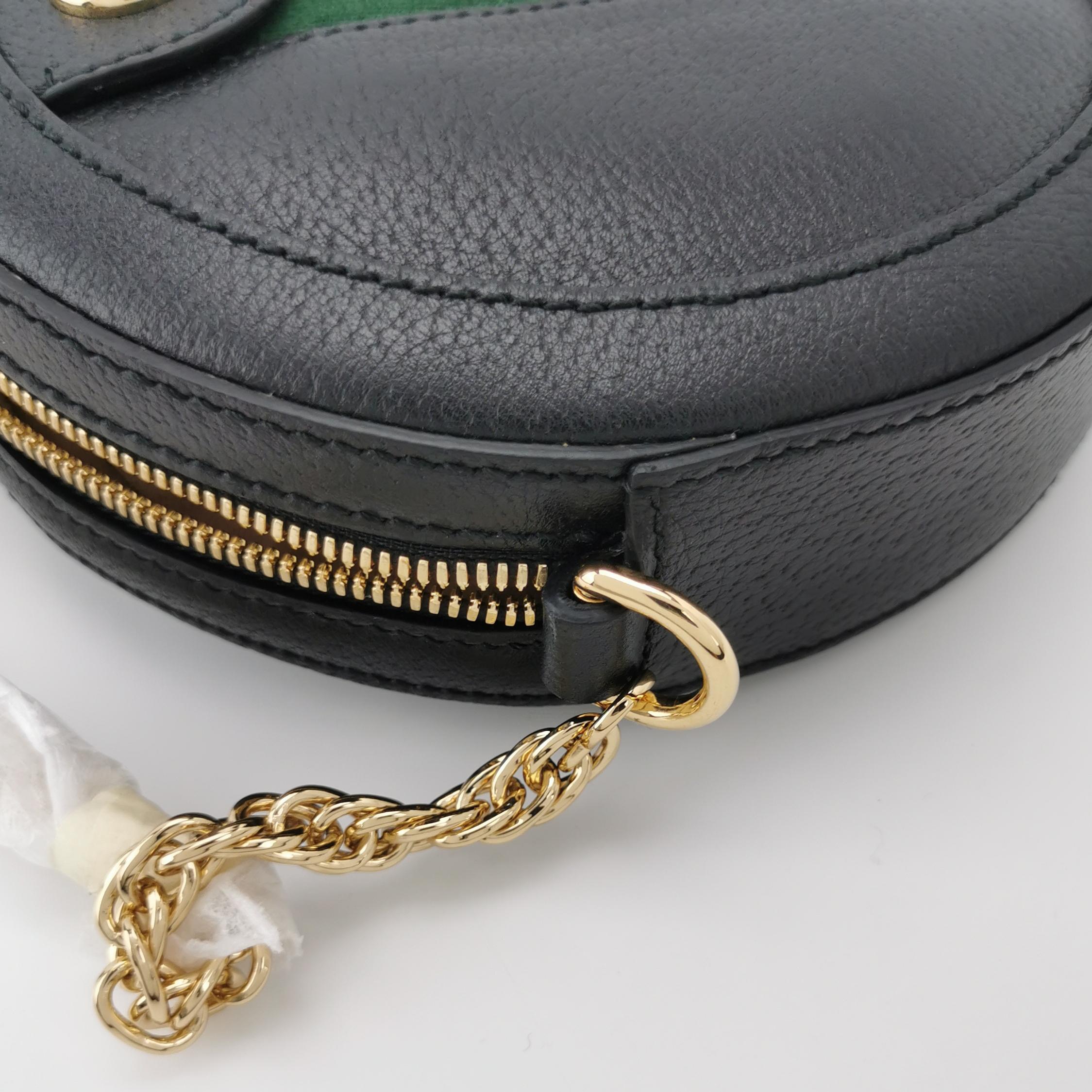 Gucci Ophidia Round Shoulder Bag Leather Mini — photo 8 of 8