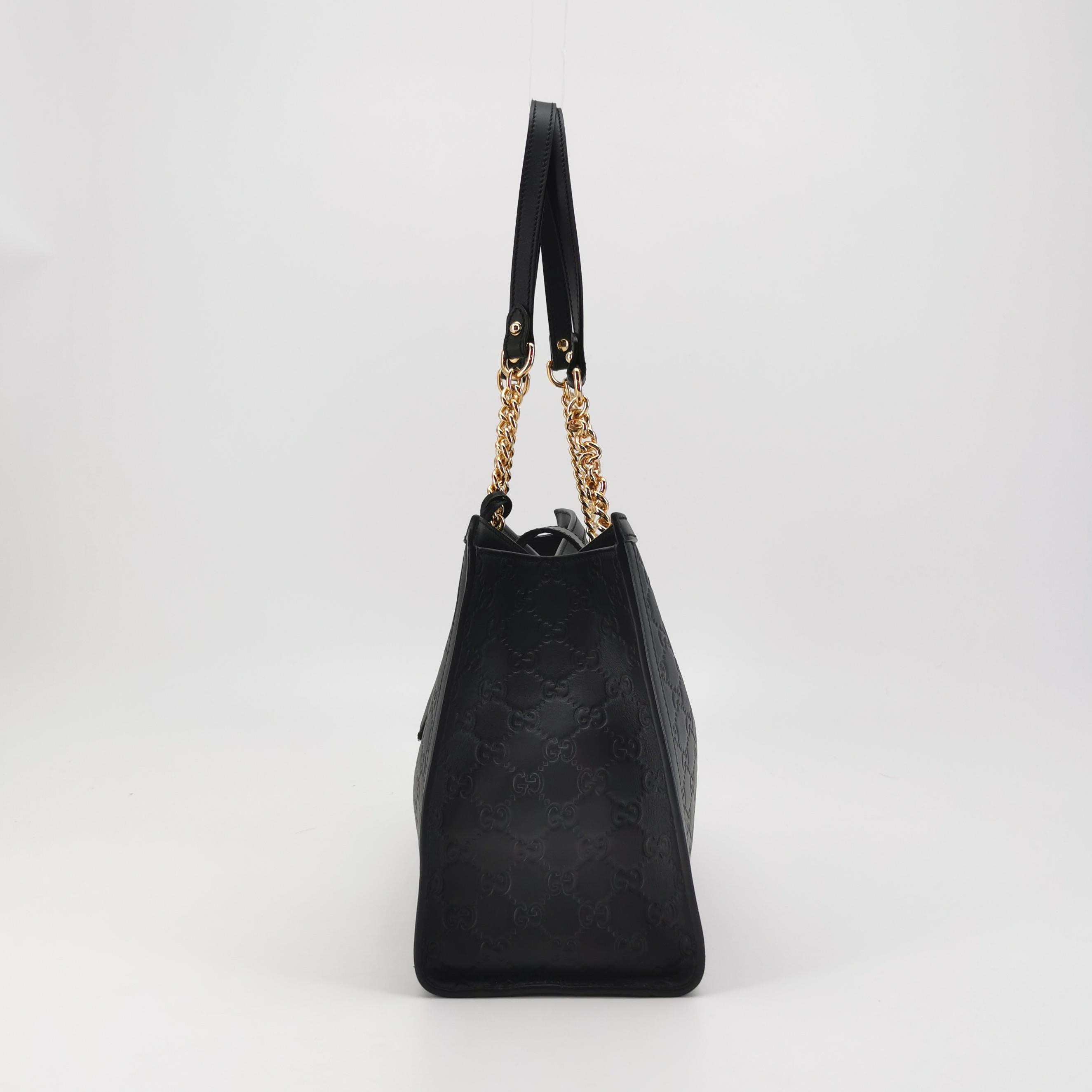 Gucci Padlock Chain Tote Guccissima Leather Medium — photo 5 of 14