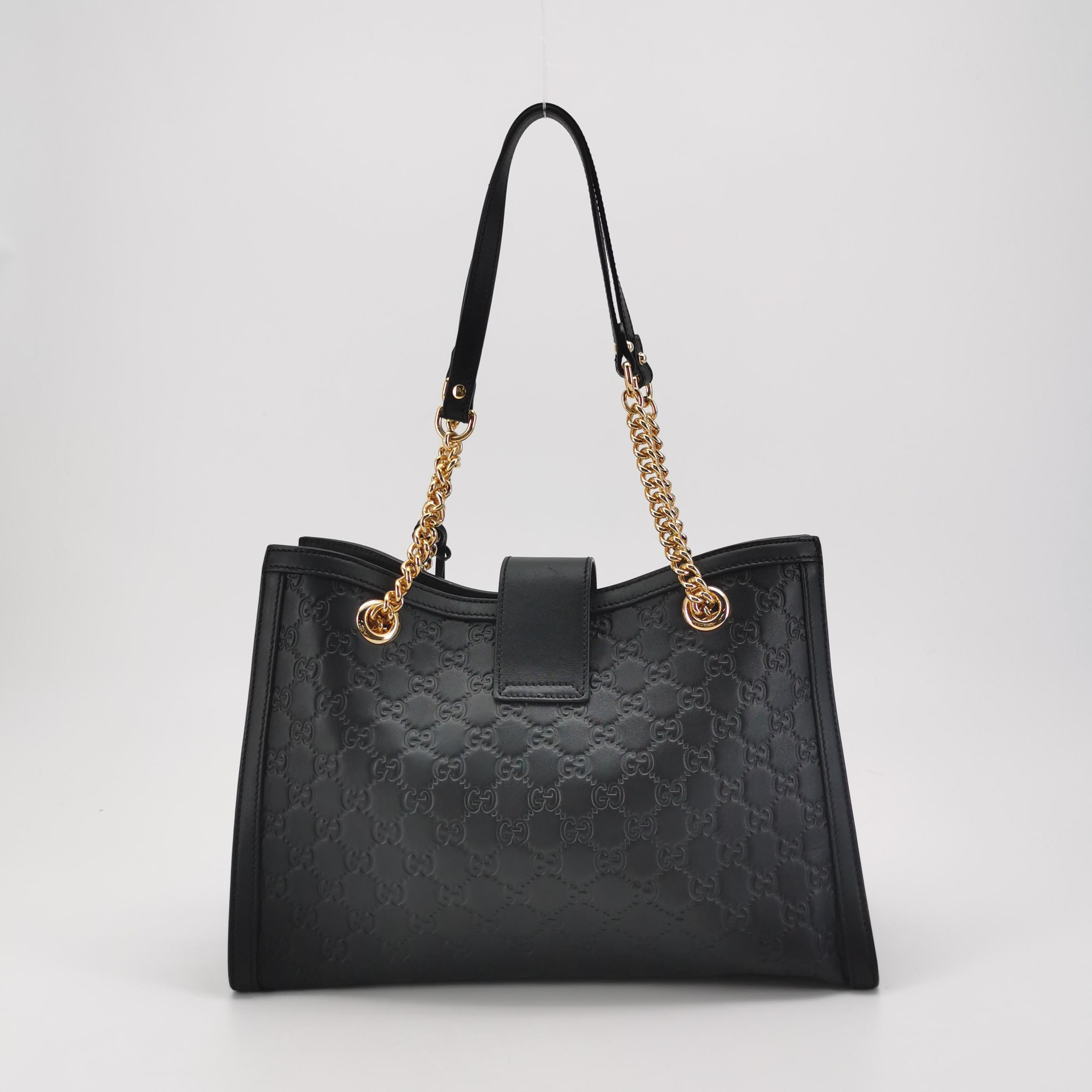 Gucci Padlock Chain Tote Guccissima Leather Medium — photo 3 of 14