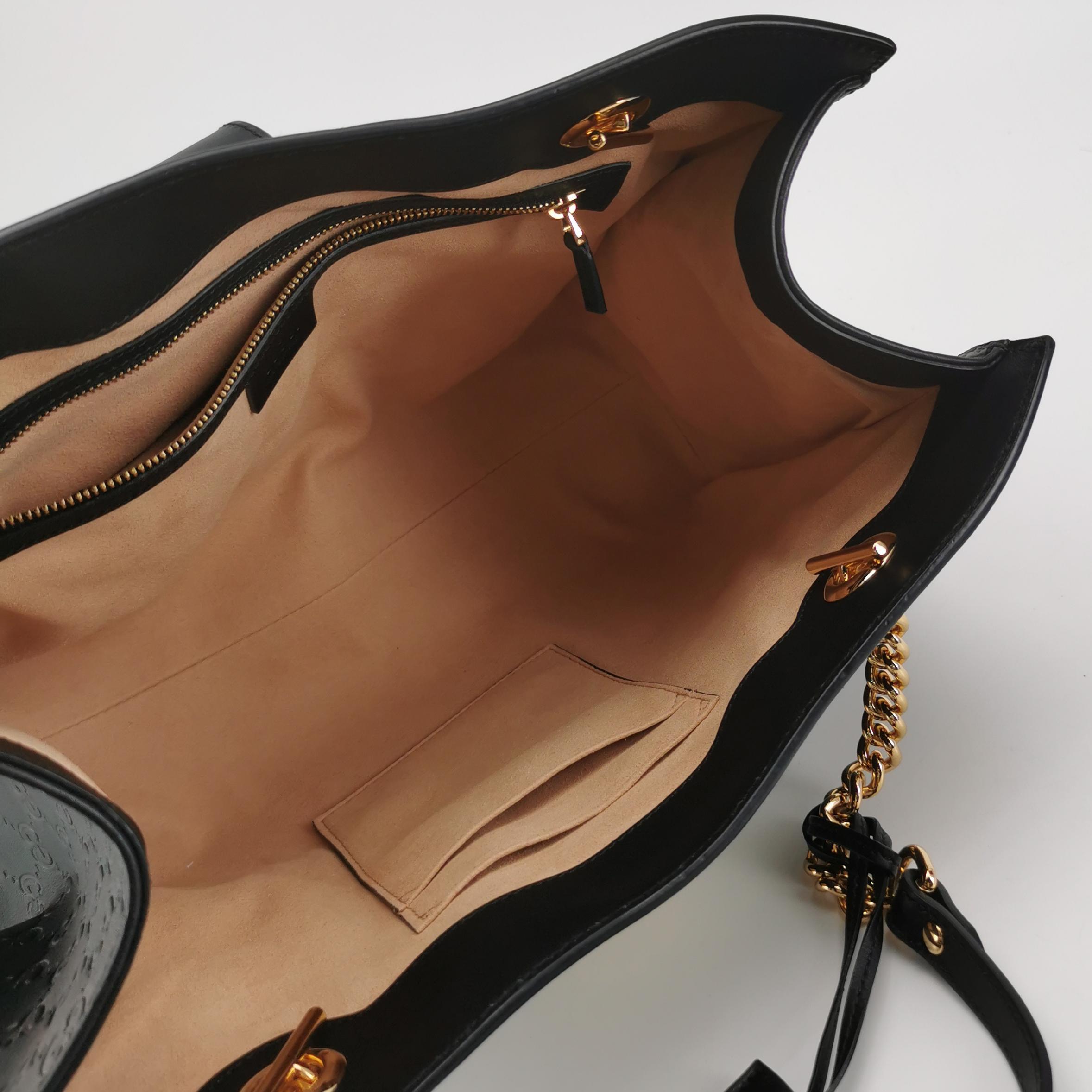 Gucci Padlock Chain Tote Guccissima Leather Medium — photo 7 of 14