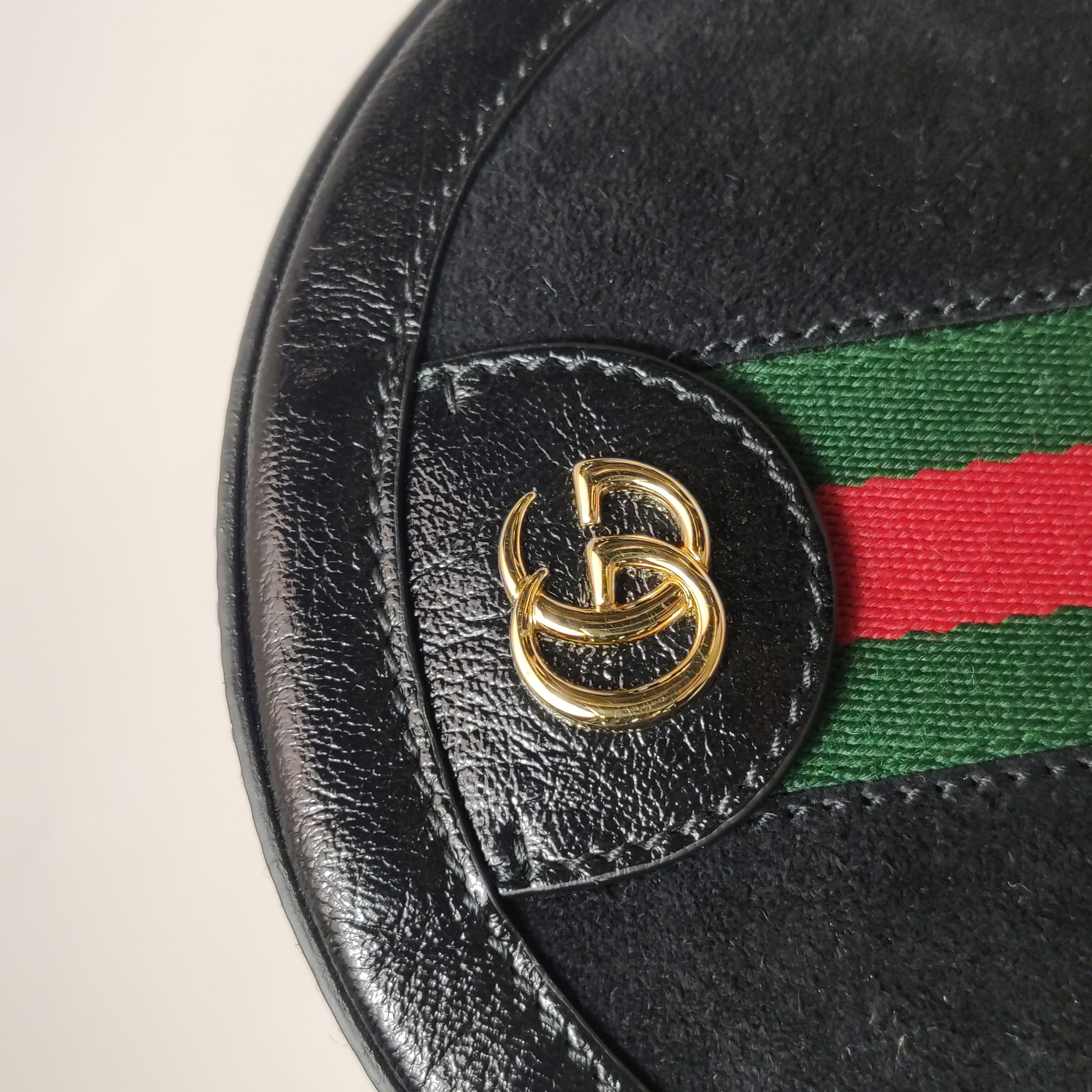 Gucci Ophidia Round Shoulder Bag Suede Mini — photo 16 of 17