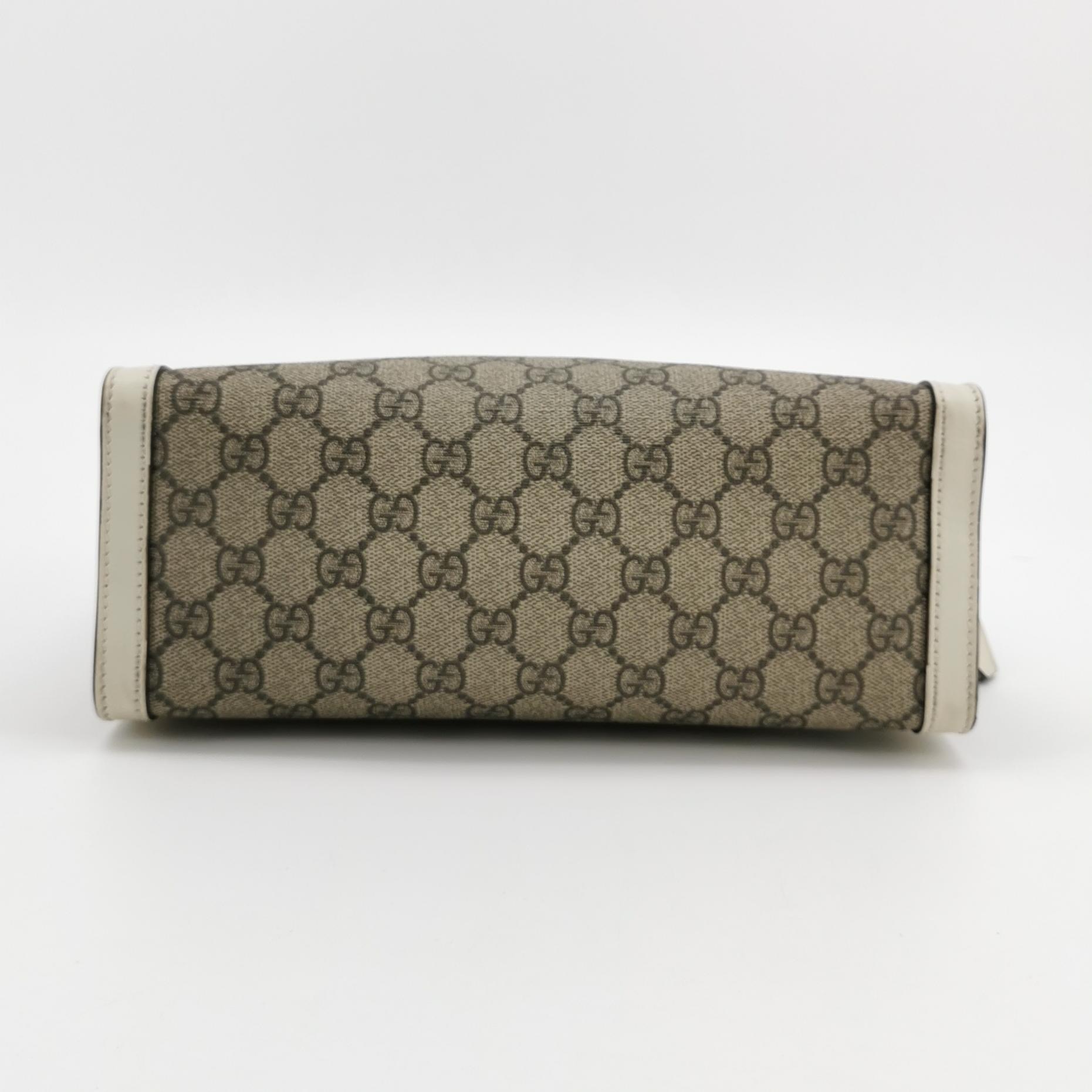 Gucci Padlock Chain Tote GG Coated Canvas with Leather Small — photo 6 of 14
