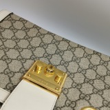 Gucci Padlock Chain Tote GG Coated Canvas with Leather Small — thumbnail 10
