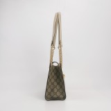 Gucci Padlock Chain Tote GG Coated Canvas with Leather Small — thumbnail 4