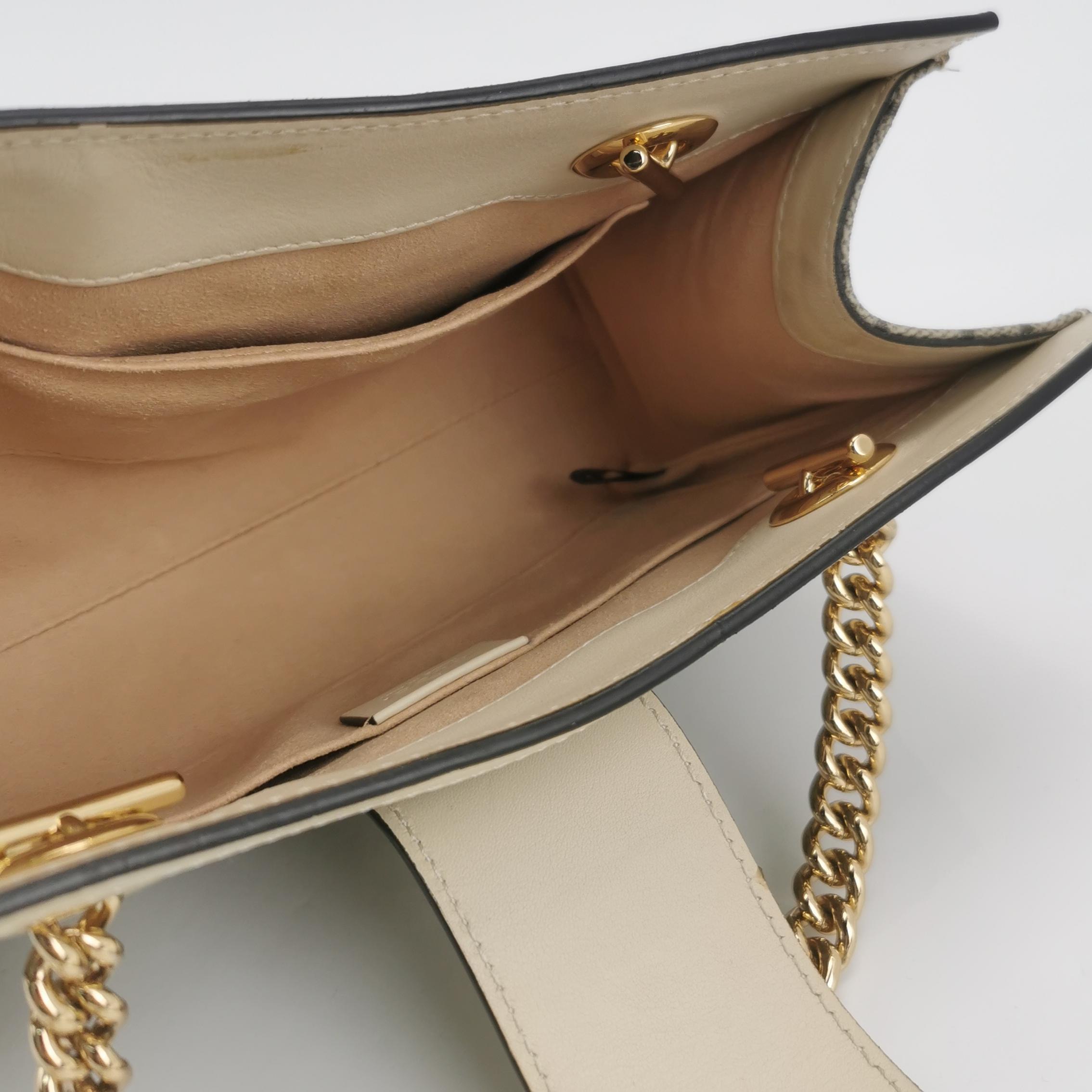 Gucci Padlock Chain Tote GG Coated Canvas with Leather Small — photo 7 of 15