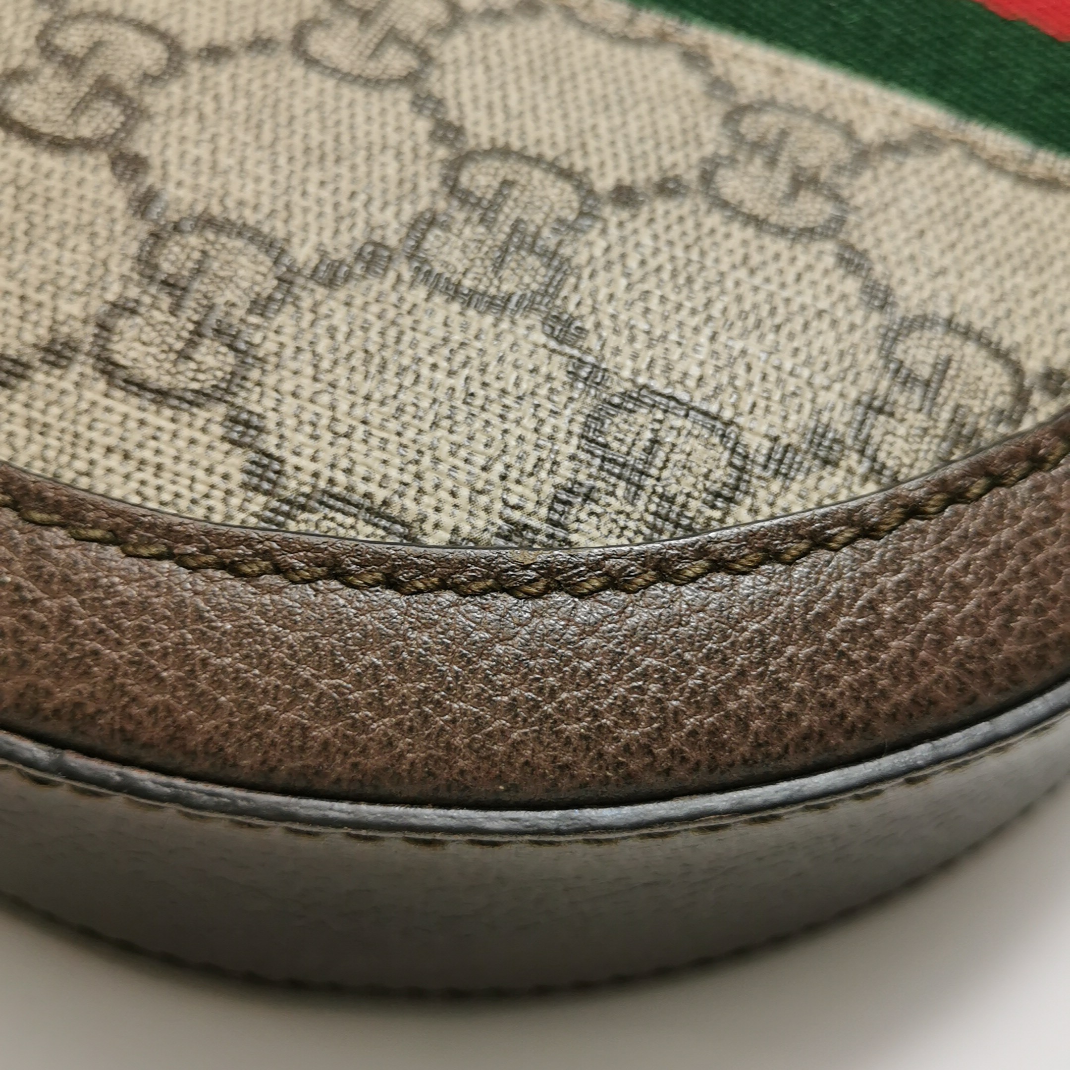 Gucci Ophidia Round Shoulder Bag GG Coated Canvas Mini — photo 14 of 18