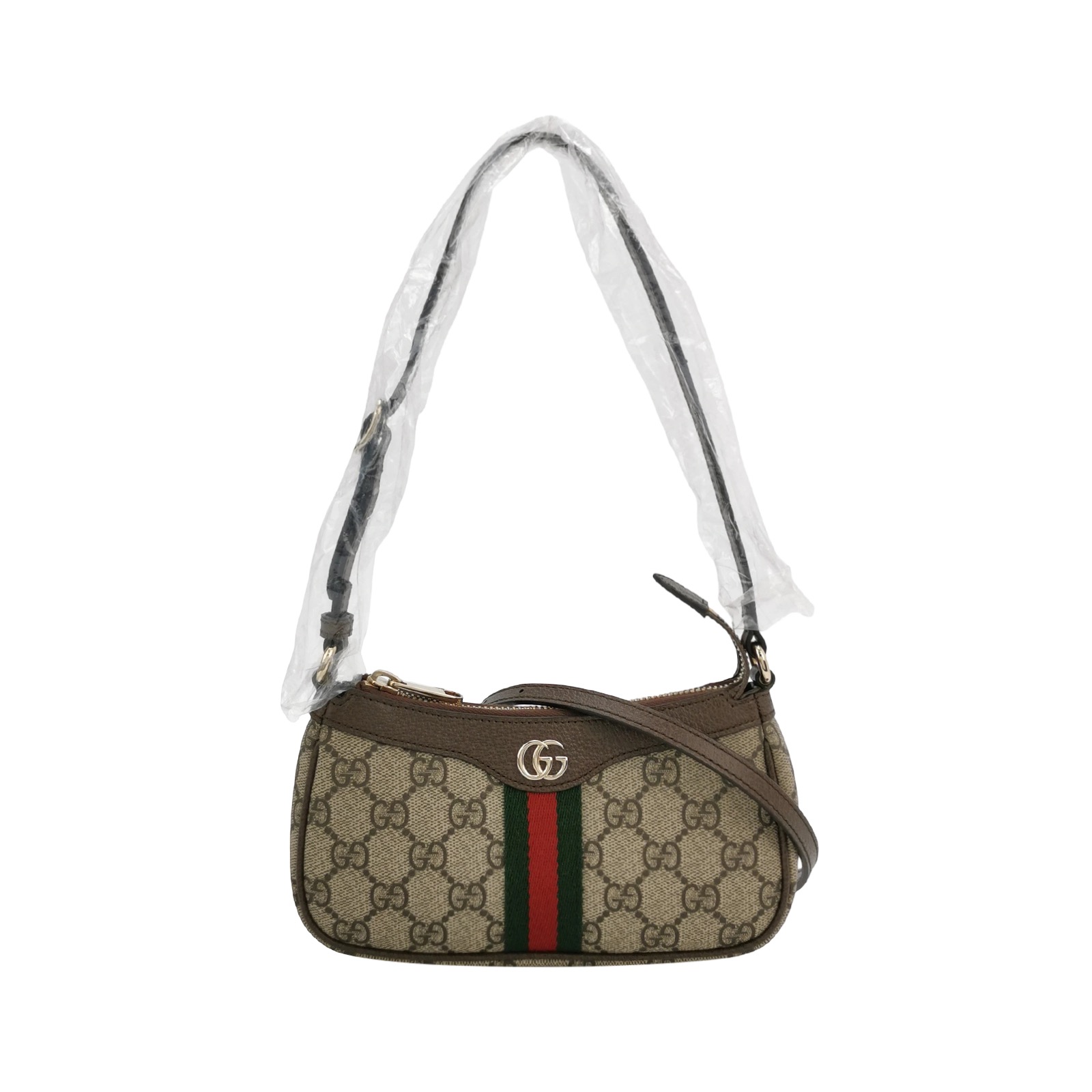 Gucci Ophidia GG Supreme Mini Shoulder Bag Canvas Web Pochette — photo 1 of 14