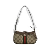 Gucci Ophidia GG Supreme Mini Shoulder Bag Canvas Web Pochette — thumbnail 1