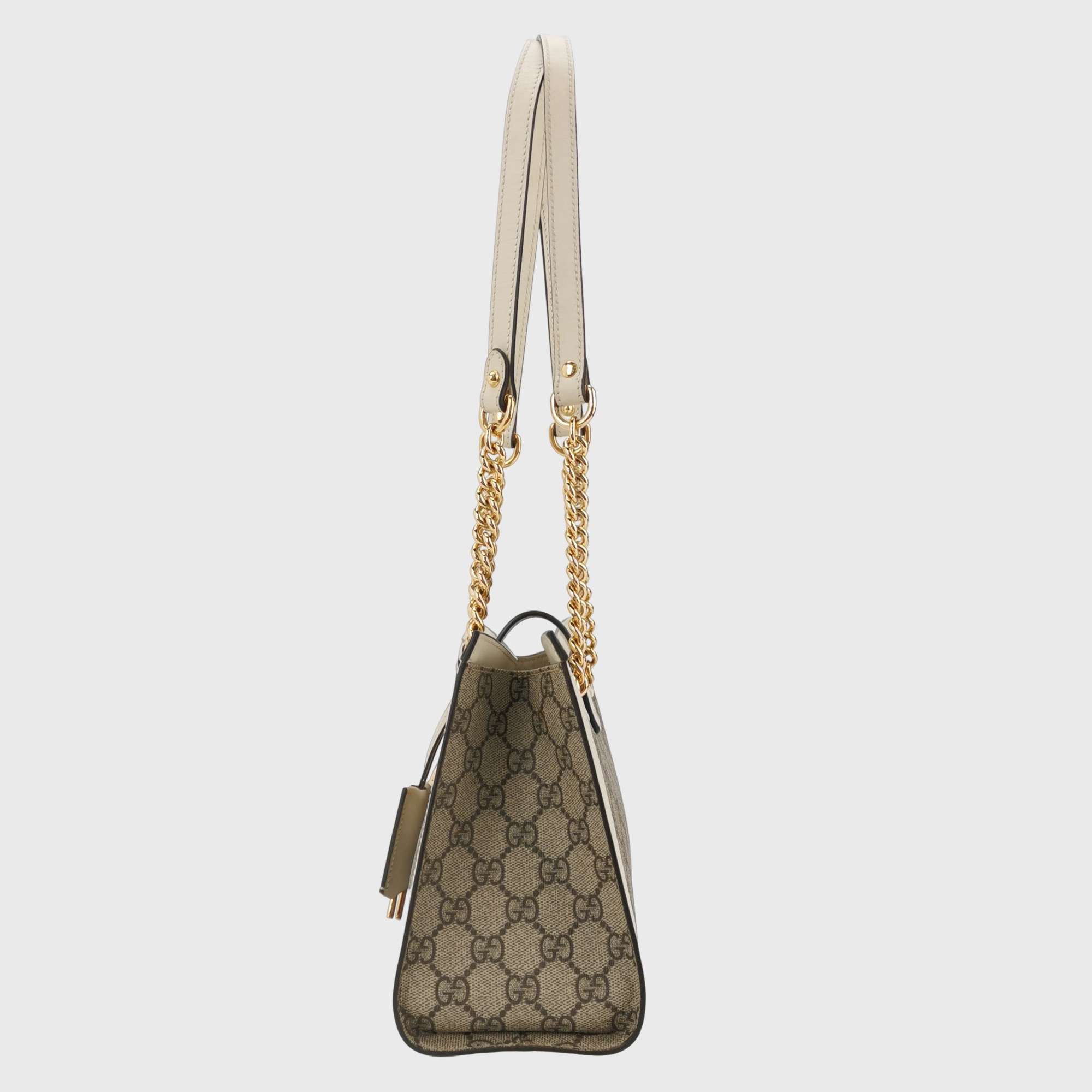 Gucci Padlock Chain Tote GG Coated Canvas with Leather Small — photo 5 of 15