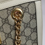 Gucci Padlock Chain Tote GG Coated Canvas with Leather Small — thumbnail 12