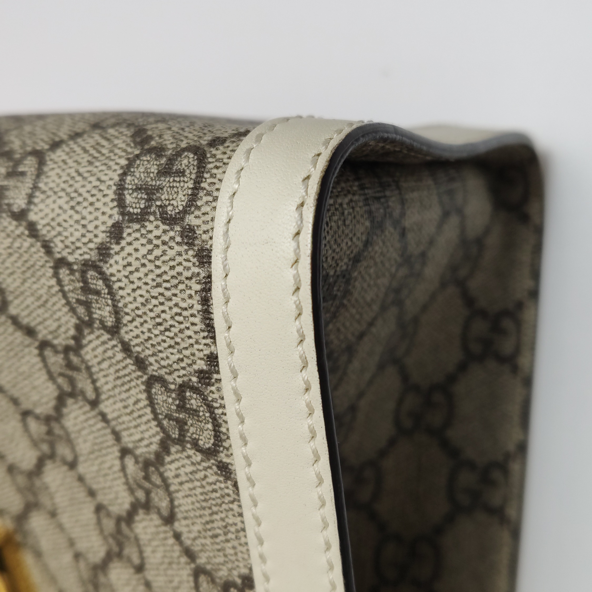 Gucci Padlock Chain Tote GG Coated Canvas with Leather Small — photo 14 of 15