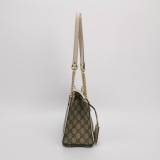 Gucci Padlock Chain Tote GG Coated Canvas with Leather Small — thumbnail 4