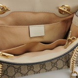 Gucci Padlock Chain Tote GG Coated Canvas with Leather Small — thumbnail 8