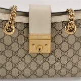 Gucci Padlock Chain Tote GG Coated Canvas with Leather Small — thumbnail 10