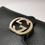 Gucci Interlocking Top Handle Bag (Outlet) Leather Small — thumbnail 7