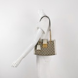 Gucci Padlock Chain Tote GG Coated Canvas with Leather Small — thumbnail 2