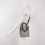 Gucci Interlocking G Patch Tote GG Coated Canvas Mini — thumbnail 2