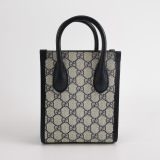 Gucci Interlocking G Patch Tote GG Coated Canvas Mini — thumbnail 5