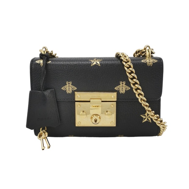 Gucci Padlock Shoulder Bag Printed Leather Small — pre-owned, Vierlot