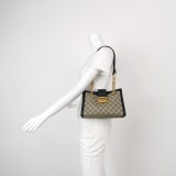 Gucci Padlock Chain Tote GG Coated Canvas with Leather Small — thumbnail 2