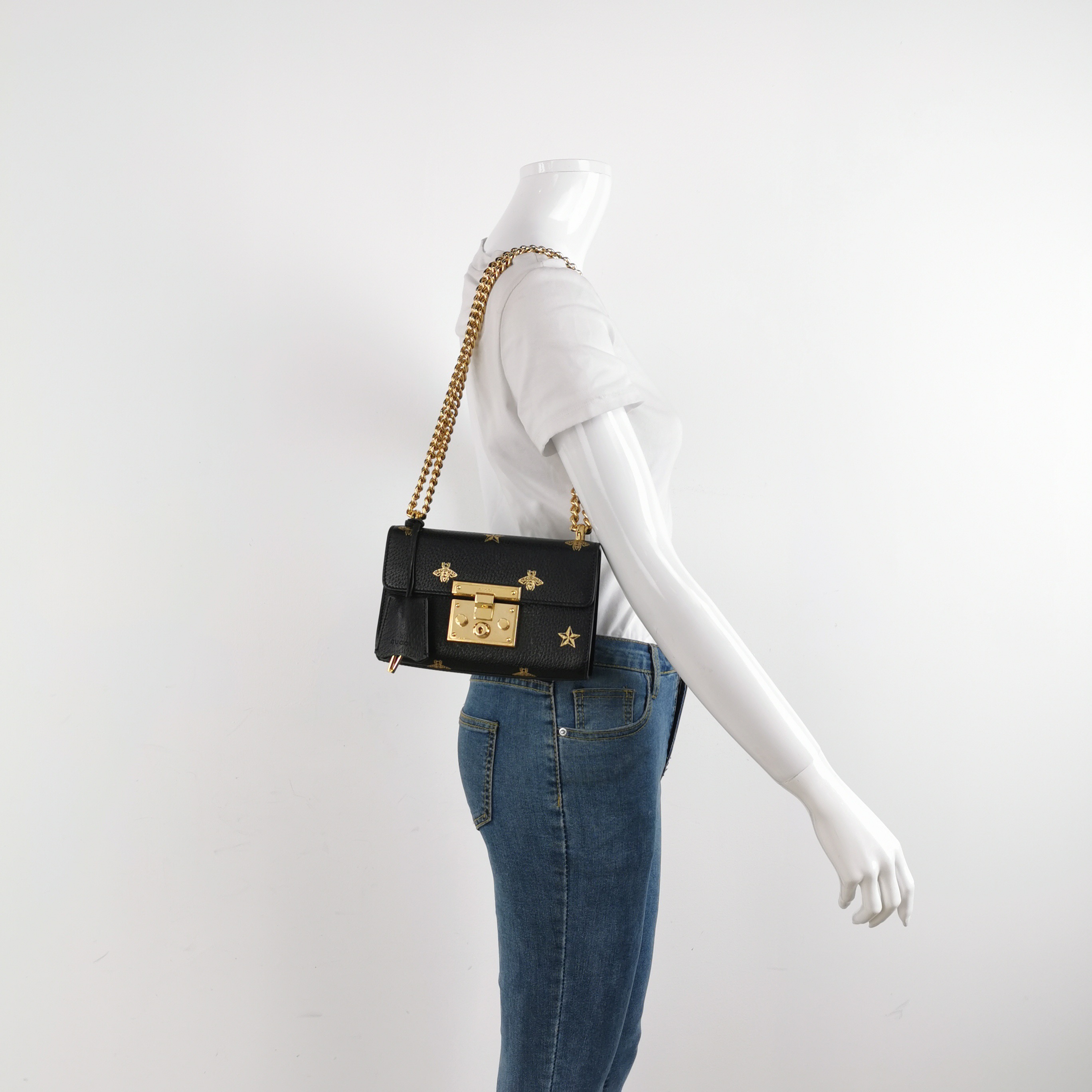 Gucci Padlock Shoulder Bag Printed Leather Small — alternate view