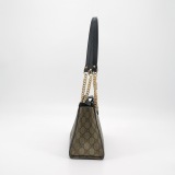 Gucci Padlock Chain Tote GG Coated Canvas with Leather Small — thumbnail 4