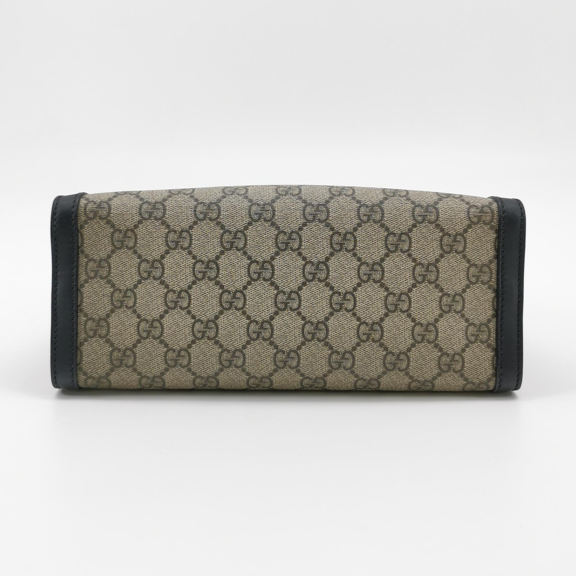 Gucci Padlock Chain Tote GG Coated Canvas with Leather Small — photo 6 of 14