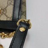 Gucci Padlock Chain Tote GG Coated Canvas with Leather Small — thumbnail 12