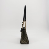 Gucci Padlock Chain Tote GG Coated Canvas with Leather Small — thumbnail 5