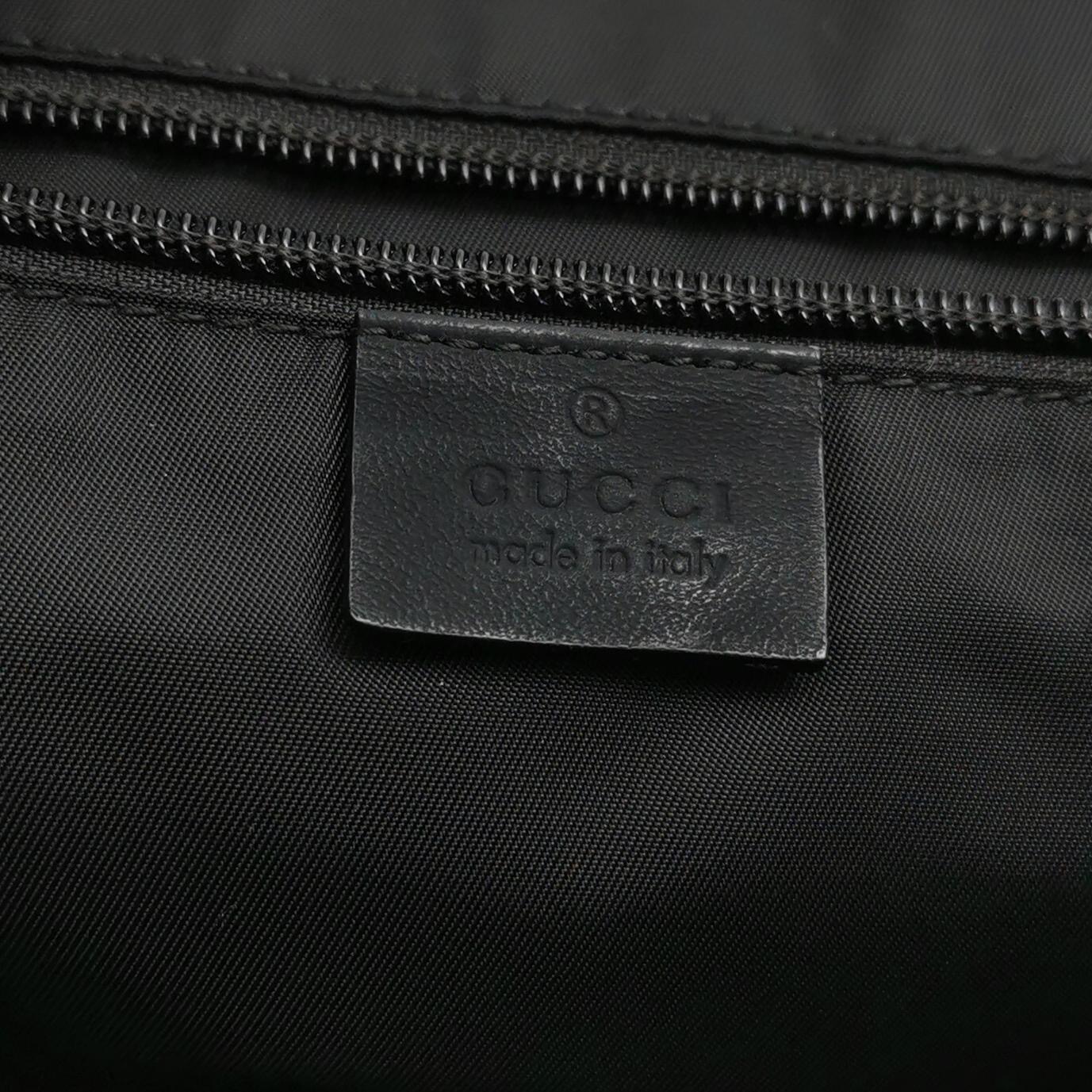 Gucci Messenger Bag Shoulder Bag Black Leather — photo 7 of 20