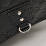 Gucci Messenger Bag Shoulder Bag Black Leather — thumbnail 16
