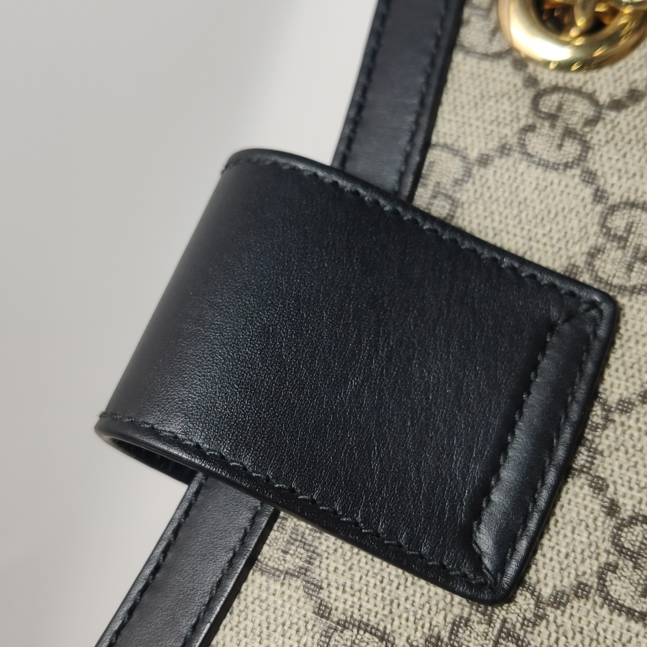 Gucci Padlock Chain Tote GG Coated Canvas with Leather Small — photo 13 of 15