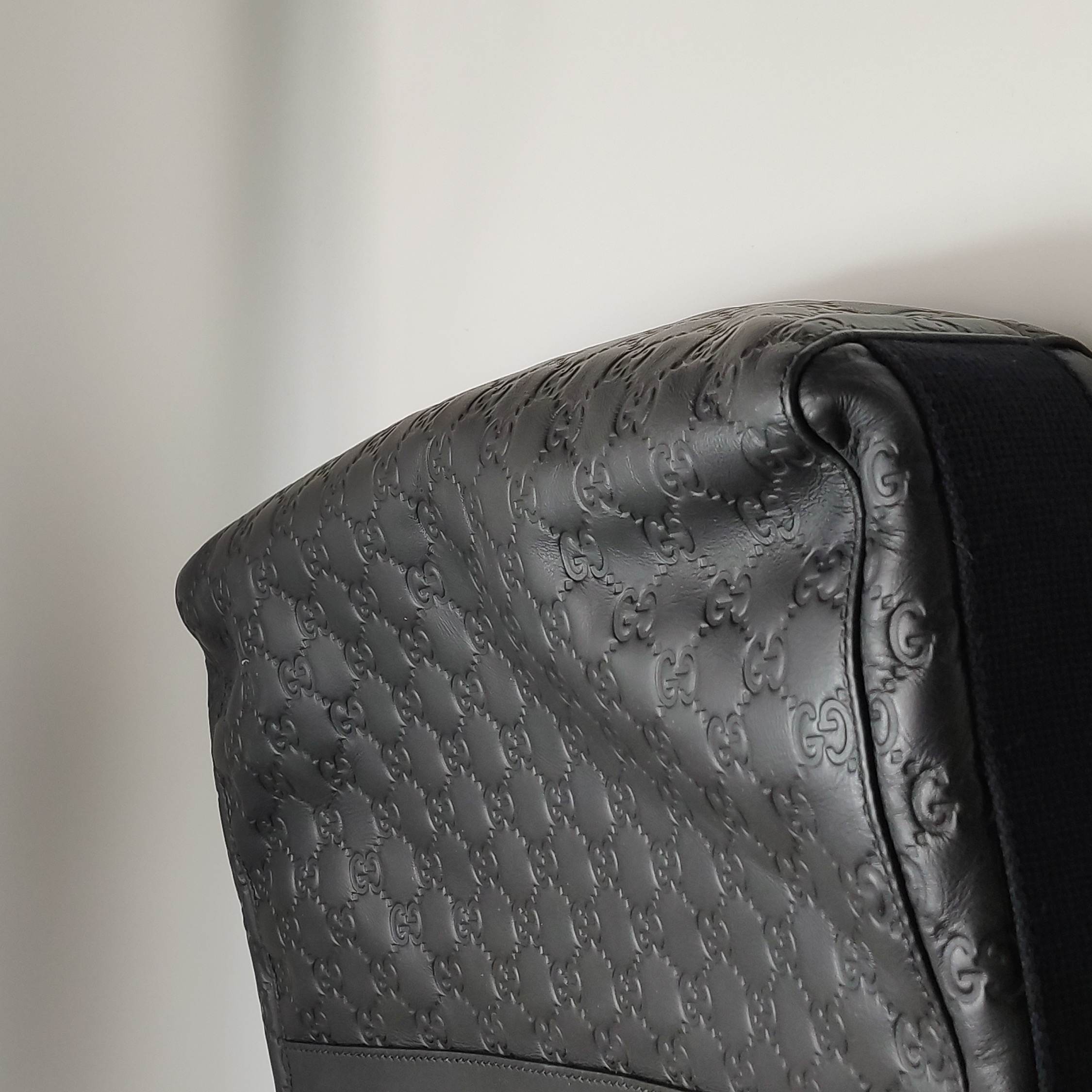 Gucci Messenger Bag Shoulder Bag Black Leather — photo 14 of 20