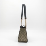 Gucci Padlock Chain Tote GG Coated Canvas with Leather Small — thumbnail 4