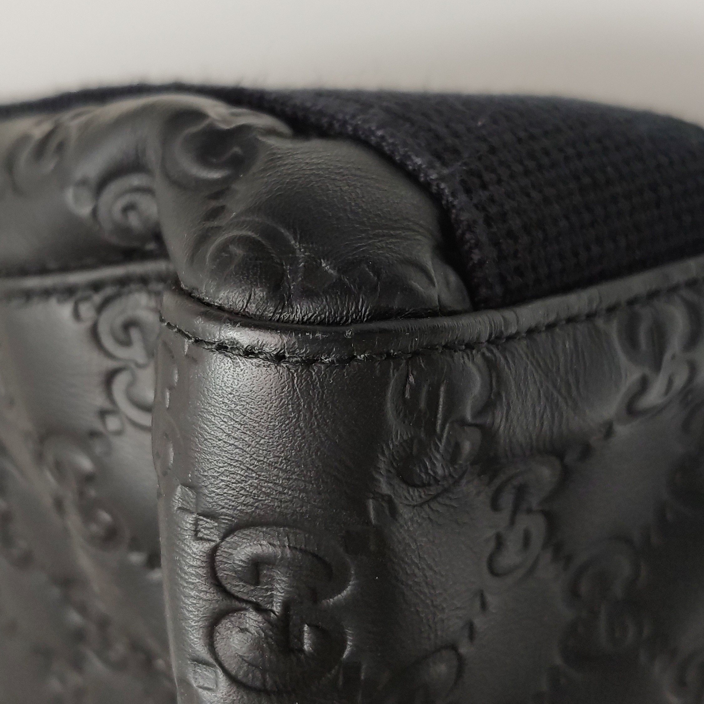 Gucci Messenger Bag Shoulder Bag Black Leather — photo 11 of 20