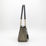 Gucci Padlock Chain Tote GG Coated Canvas with Leather Small — thumbnail 5
