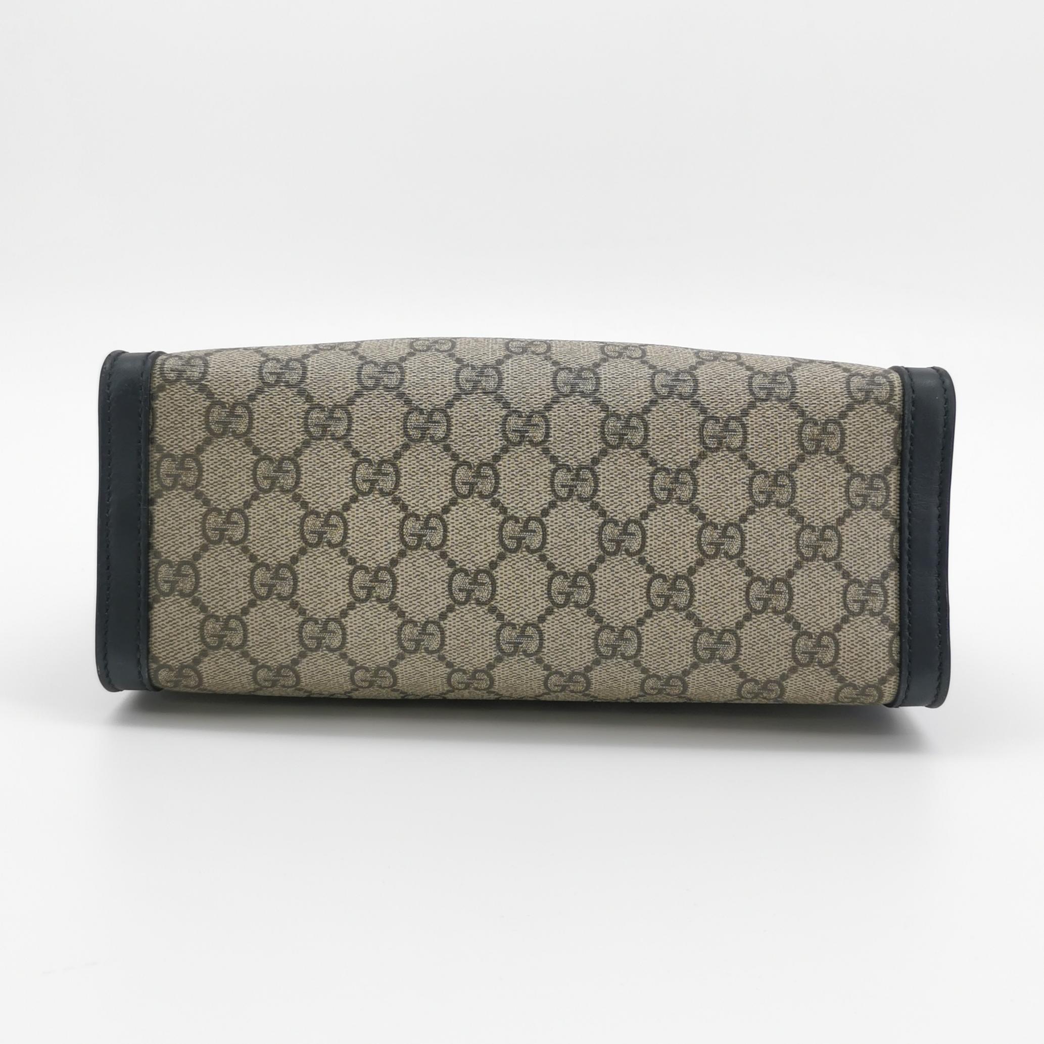 Gucci Padlock Chain Tote GG Coated Canvas with Leather Small — photo 6 of 17