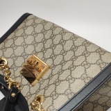 Gucci Padlock Chain Tote GG Coated Canvas with Leather Small — thumbnail 16