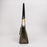Gucci Padlock Chain Tote GG Coated Canvas with Leather Small — thumbnail 4