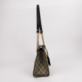 Gucci Padlock Chain Tote GG Coated Canvas with Leather Small — thumbnail 5