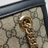 Gucci Padlock Chain Tote GG Coated Canvas with Leather Small — thumbnail 12