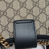 Gucci Padlock Chain Tote GG Coated Canvas with Leather Small — thumbnail 11