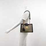Gucci Padlock Chain Tote GG Coated Canvas with Leather Small — thumbnail 2
