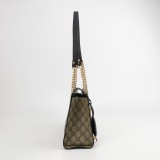 Gucci Padlock Chain Tote GG Coated Canvas with Leather Small — thumbnail 4