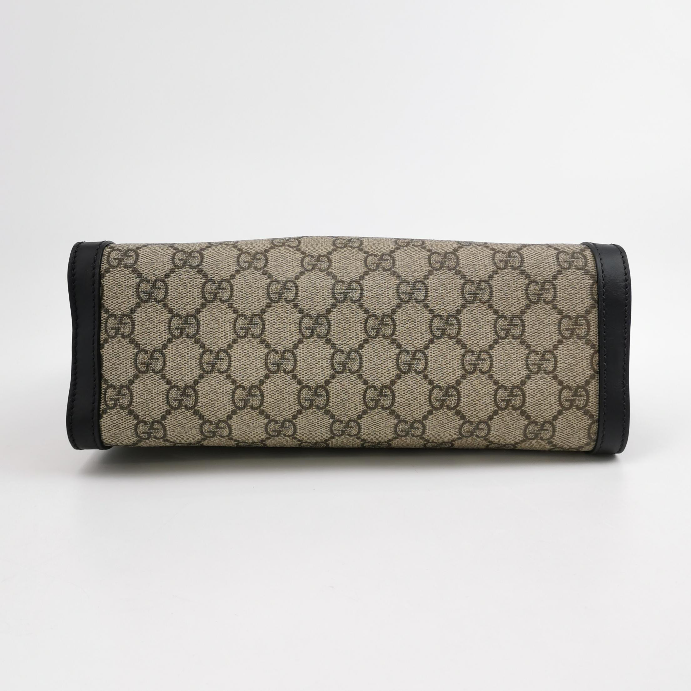 Gucci Padlock Chain Tote GG Coated Canvas with Leather Small — photo 6 of 15