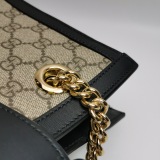 Gucci Padlock Chain Tote GG Coated Canvas with Leather Small — thumbnail 11
