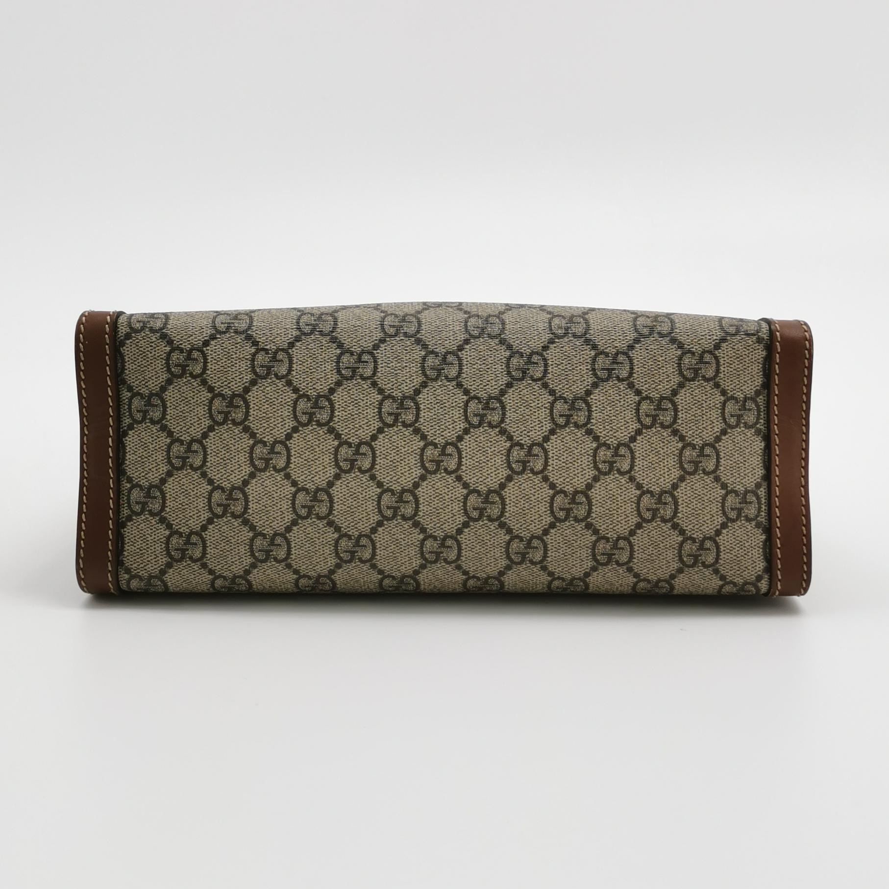 Gucci Padlock Chain Tote GG Coated Canvas with Leather Small — photo 6 of 17