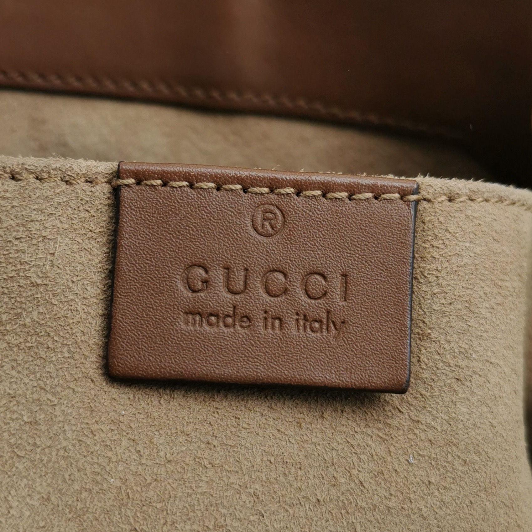 Gucci Padlock Chain Tote GG Coated Canvas with Leather Small — photo 8 of 17